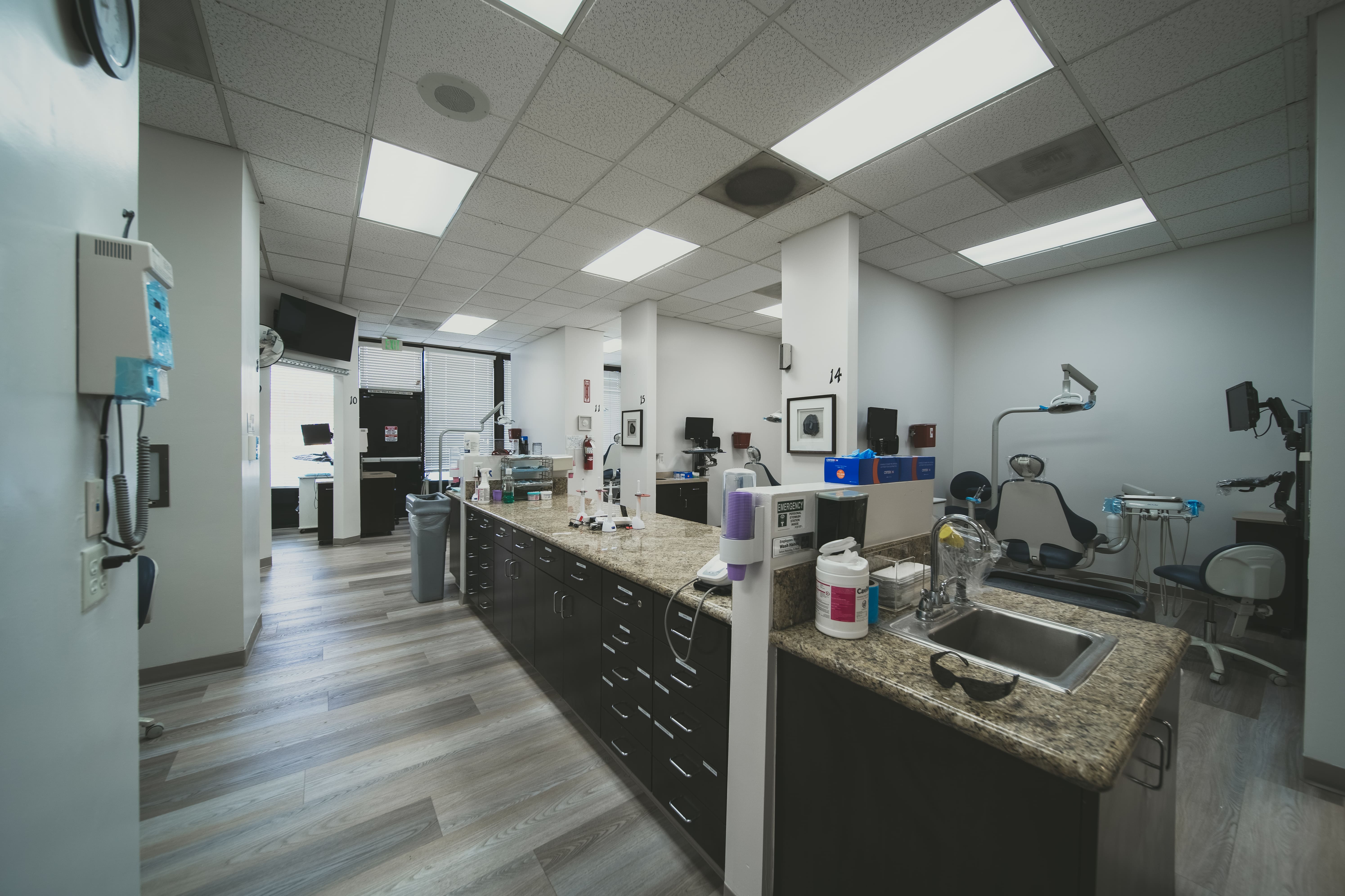 Patient coordinators at Trusted Dental front desk